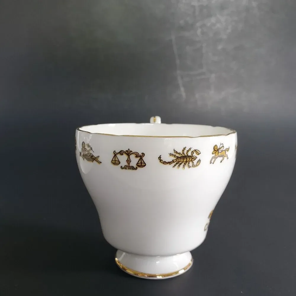 Capricorn 12/22-1/20 Teacup Saucer Astrology Zodiac Sign Regal Bone China Englan
